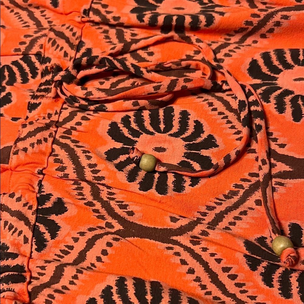 Fresh Produce Orange and Black Maxi Dress - Picture 7 of 8